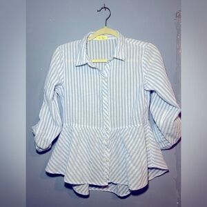 Love Notes button up flared up waist, size medium